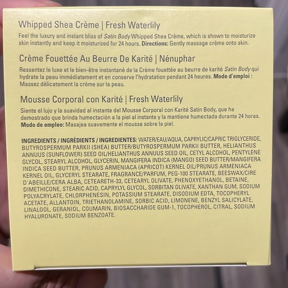 Mary Kay Satin Body Shea SET in Fresh Waterlily - Picture 3 of 5